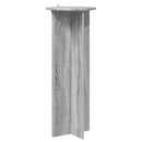 Planteholder 2 pcs Grå sonoma-eg Ø40 x 100 cm Konstrueret træ