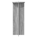 Planteholder 2 pcs Grå sonoma-eg Ø40 x 100 cm Konstrueret træ