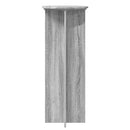 Planteholder 2 pcs Grå sonoma-eg Ø40 x 100 cm Konstrueret træ