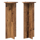 Planteholder 2 pcs Gammelt træ Ø40 x 100 cm Konstrueret træ