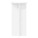 Planteholder 2 pcs Hvid Ø40 x 80 cm Konstrueret træ