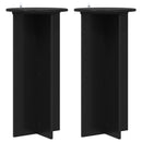 Planteholder 2 pcs Sort 40 x 40 x 80 cm Konstrueret træ