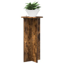Planteholder 2 pcs Røget eg 40 x 40 x 80 cm Konstrueret træ