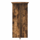 Planteholder 2 pcs Røget eg 40 x 40 x 80 cm Konstrueret træ