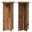 Planteholder 2 pcs Gammelt træ 40 x 40 x 80 cm Konstrueret træ