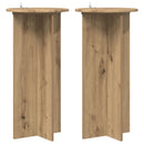 Planteholder 2 pcs Artisan-eg 40 x 40 x 80 cm Konstrueret træ