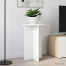 Planteholder 2 pcs Hvid Ø40 x 60 cm Konstrueret træ