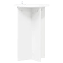 Planteholder 2 pcs Hvid Ø40 x 60 cm Konstrueret træ