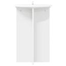 Planteholder 2 pcs Hvid Ø40 x 60 cm Konstrueret træ