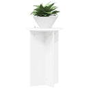Planteholder 2 pcs Hvid Ø40 x 60 cm Konstrueret træ