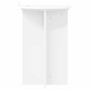 Planteholder 2 pcs Hvid Ø40 x 60 cm Konstrueret træ
