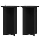 Planteholder 2 pcs Sort Ø40 x 60 cm Konstrueret træ
