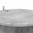 Planteholder 2 pcs Betongrå Ø40 x 60 cm Konstrueret træ