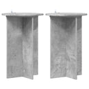 Planteholder 2 pcs Betongrå Ø40 x 60 cm Konstrueret træ