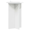 Planteholder 2 pcs Hvid højglans Ø40 x 60 cm Konstrueret træ