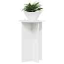 Planteholder 2 pcs Hvid højglans Ø40 x 60 cm Konstrueret træ