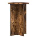Planteholder 2 pcs Røget eg Ø40 x 60 cm Konstrueret træ