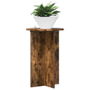 Planteholder 2 pcs Røget eg Ø40 x 60 cm Konstrueret træ