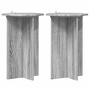 Planteholder 2 pcs Grå sonoma-eg Ø40 x 60 cm Konstrueret træ
