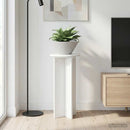 Planteholder 2 pcs Hvid Ø29,5 x 60 cm Konstrueret træ