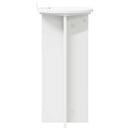 Planteholder 2 pcs Hvid Ø29,5 x 60 cm Konstrueret træ