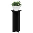 Planteholder 2 pcs Sort 29,5 x 29,5 x 60 cm Konstrueret træ