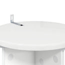 Planteholder 2 pcs Hvid højglans 29,5 x 29,5 x 60 cm