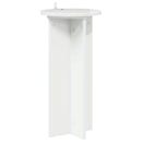 Planteholder 2 pcs Hvid højglans 29,5 x 29,5 x 60 cm