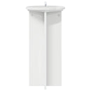 Planteholder 2 pcs Hvid højglans 29,5 x 29,5 x 60 cm