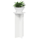 Planteholder 2 pcs Hvid højglans 29,5 x 29,5 x 60 cm