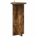 Planteholder 2 pcs Røget eg 29,5 x 29,5 x 60 cm Konstrueret træ