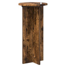 Planteholder 2 pcs Røget eg 29,5 x 29,5 x 60 cm Konstrueret træ