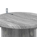 Planteholder 2 pcs Grå sonoma-eg 29,5 x 29,5 x 60 cm