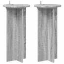 Planteholder 2 pcs Grå sonoma-eg 29,5 x 29,5 x 60 cm