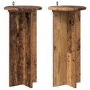 Planteholder 2 pcs Gammelt træ 29,5 x 29,5 x 60 cm