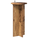 Planteholder 2 pcs Gammelt træ 29,5 x 29,5 x 60 cm