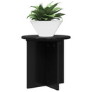 Planteholder 2 pcs Sort 40 x 40 x 40 cm Konstrueret træ