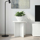 Planteholder 2 pcs Hvid højglans 40 x 40 x 40 cm