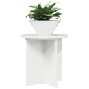 Planteholder 2 pcs Hvid højglans 40 x 40 x 40 cm