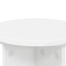 Planteholder 2 pcs Hvid Ø29,5 x 40 cm Konstrueret træ