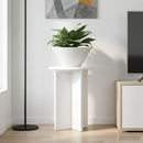 Planteholder 2 pcs Hvid Ø29,5 x 40 cm Konstrueret træ