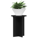 Planteholder 2 pcs Sort Ø29,5 x 40 cm Konstrueret træ