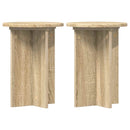 Planteholder 2 pcs Sonoma-eg Ø29,5 x 40 cm Konstrueret træ
