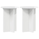 Planteholder 2 pcs Hvid højglans Ø29,5 x 40 cm Konstrueret træ