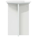 Planteholder 2 pcs Hvid højglans Ø29,5 x 40 cm Konstrueret træ