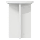 Planteholder 2 pcs Hvid højglans Ø29,5 x 40 cm Konstrueret træ