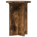 Planteholder 2 pcs Røget eg Ø29,5 x 40 cm Konstrueret træ