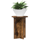 Planteholder 2 stk. Røget eg Ø29,5 x 40 cm Konstrueret træ
