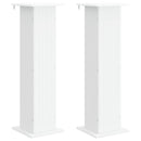 Planteholder 2 pcs Hvid 30,5 x 30 x 100,5 cm Konstrueret træ