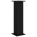 Planteholder Sort 30,5 x 30 x 100,5 cm Konstrueret træ